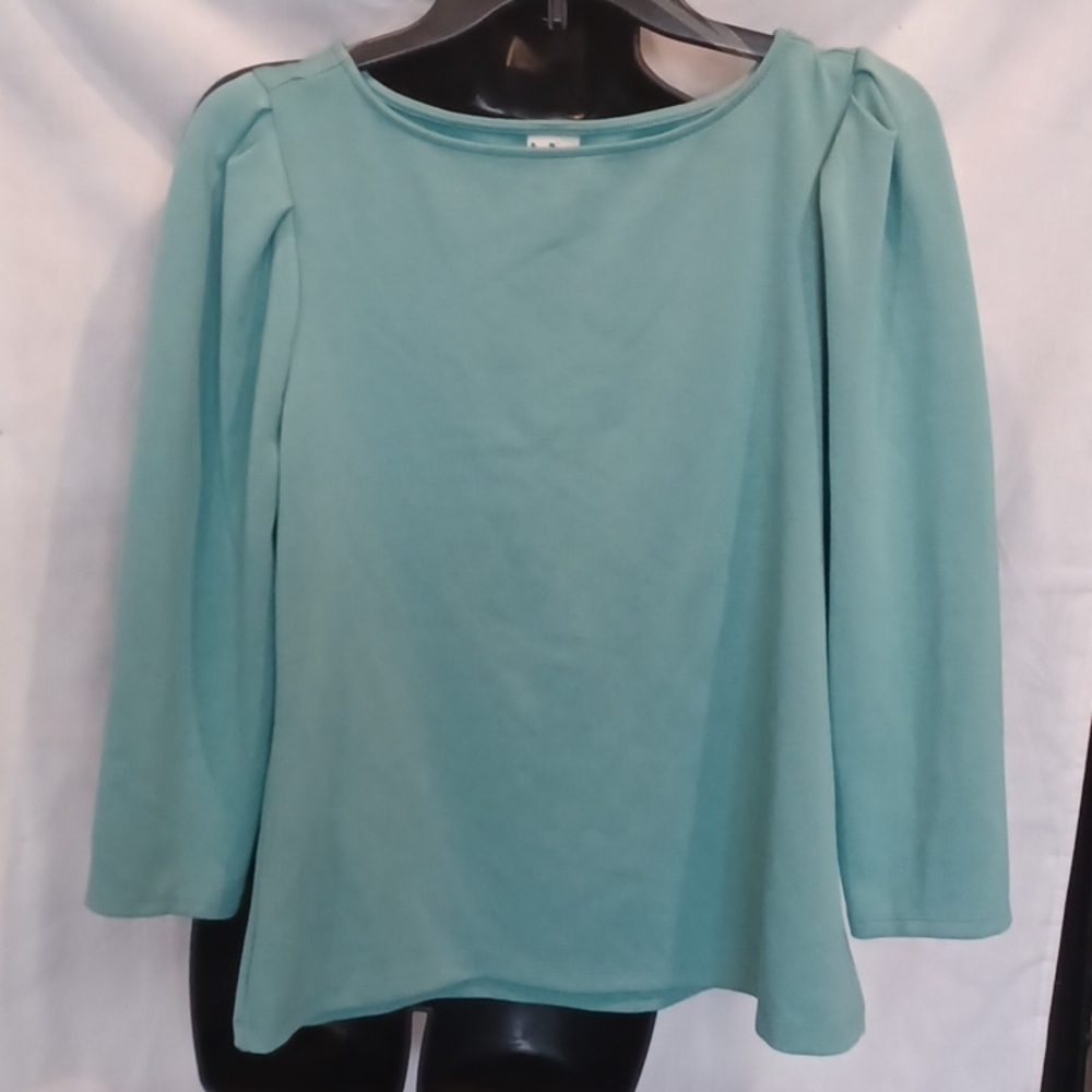 NWT Worthington Green Dolman 3/4 Sleeve Top M